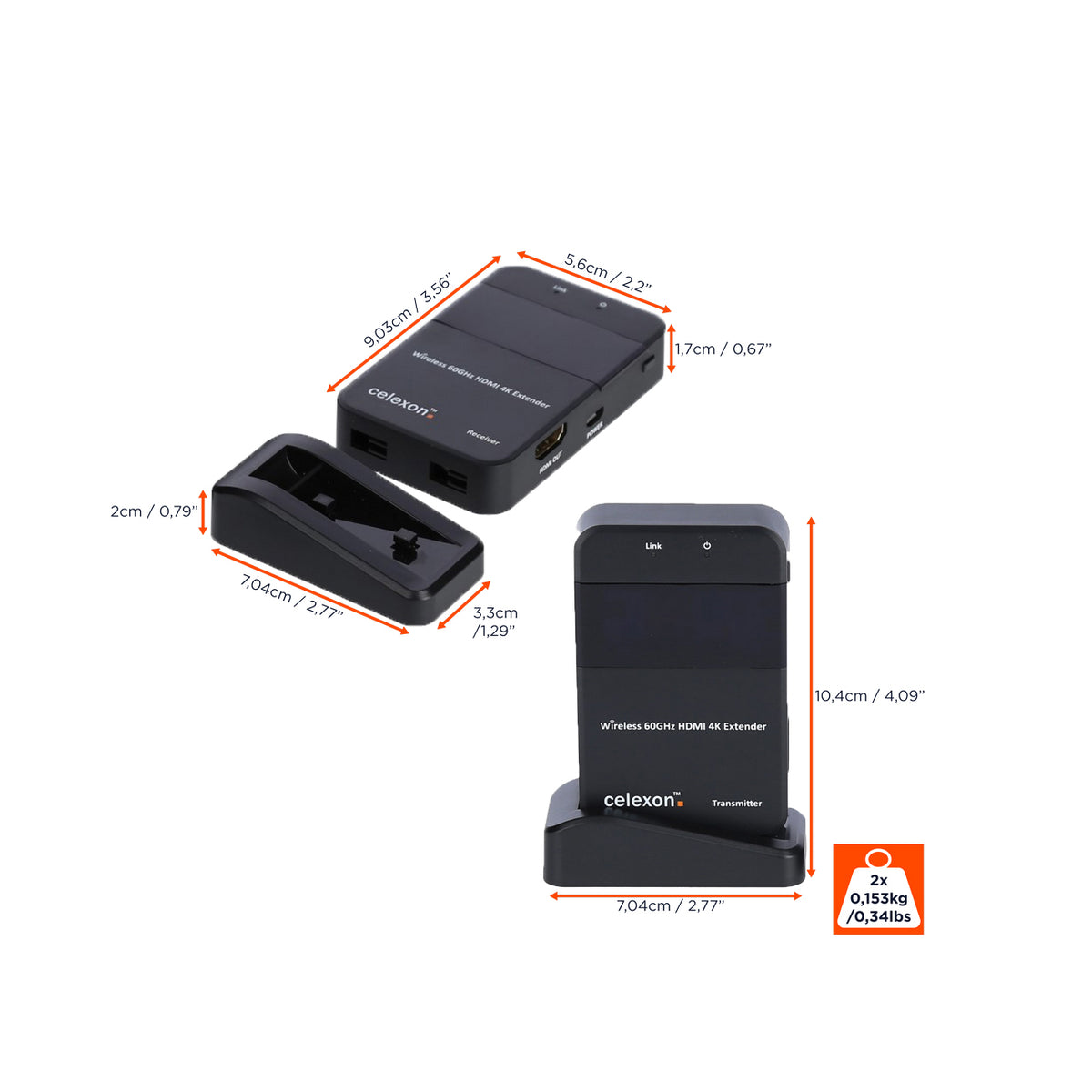 celexon Wireless HDMI Kit
