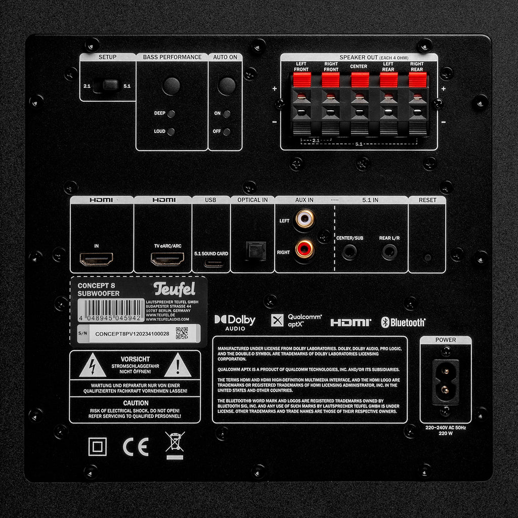 CONSONO 35 CONCEPT Surround "5.1-Set"