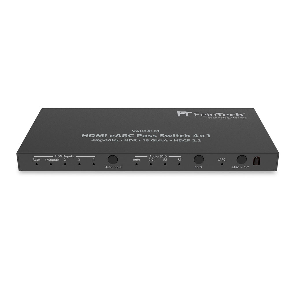 FeinTech HDMI eARC Pass Switch 4x1