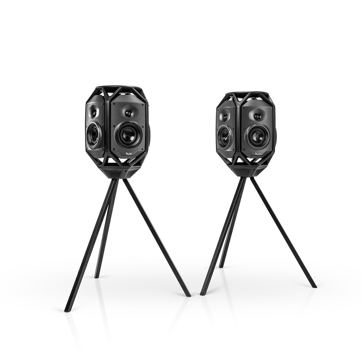IKONIO Stereo-Set + 2 x Standfuß K&M für IKONIO