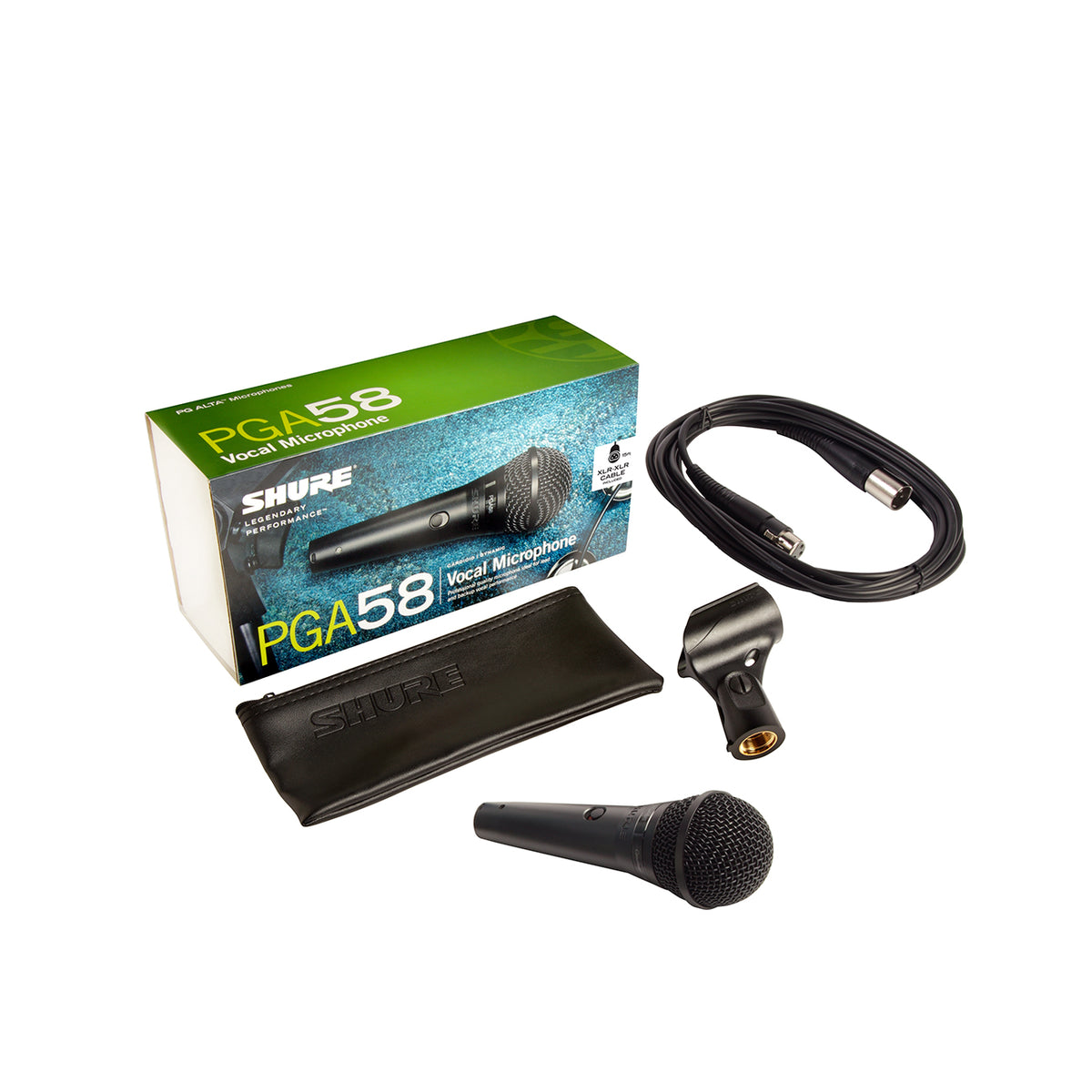 K&M Boxenstativ 21476 (Paar) + Shure PGA58