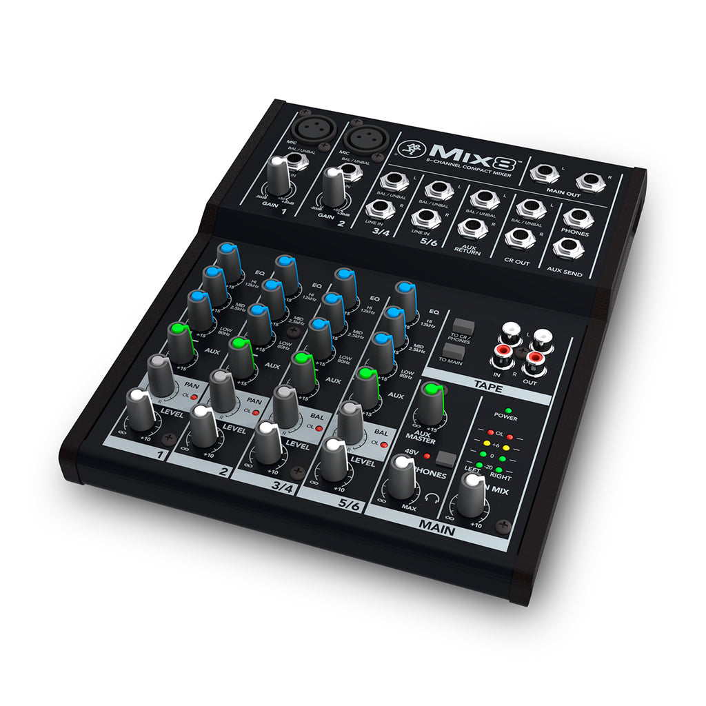 Mackie Mix8 + Teufel MASSIVE + Shure PGA58