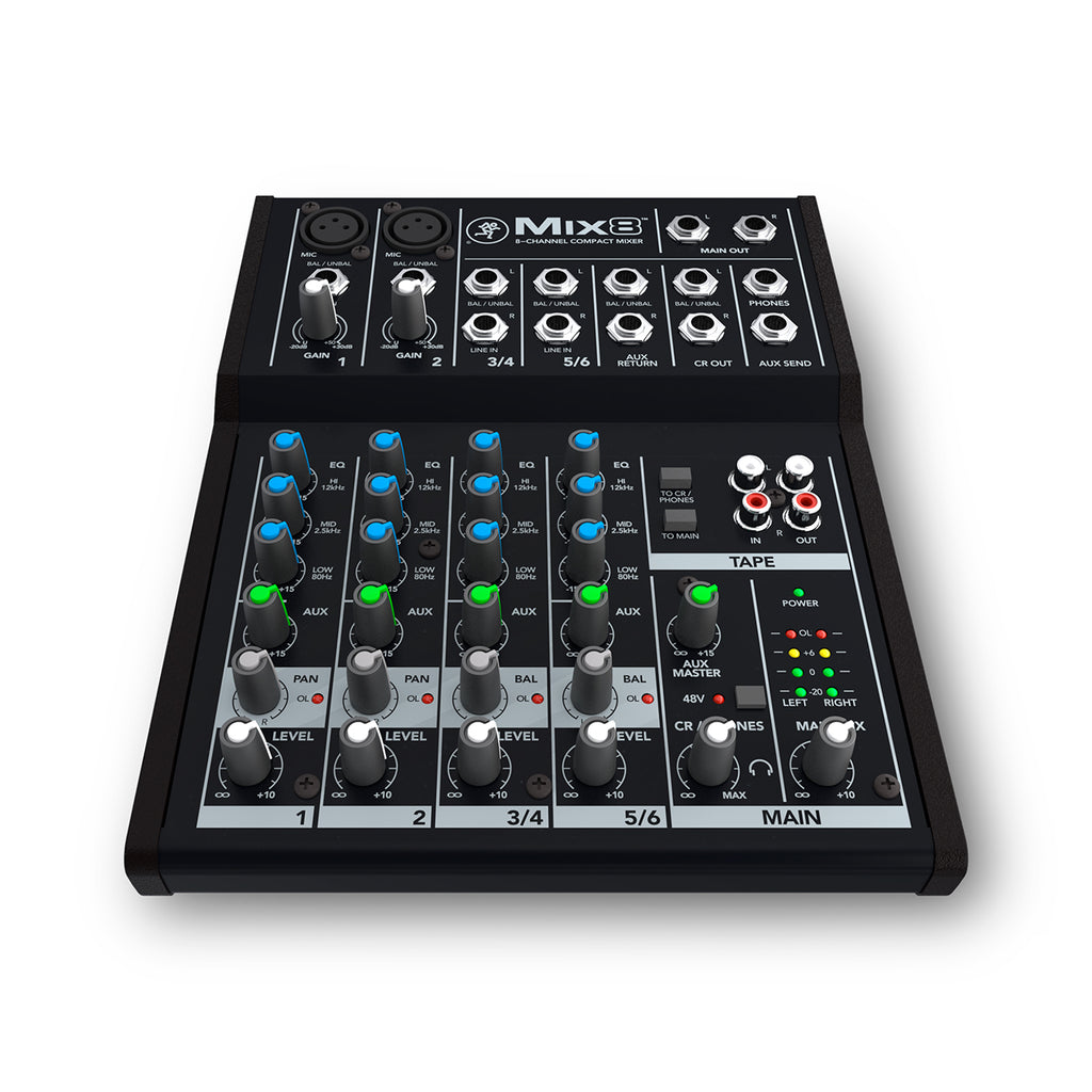 Mackie Mix8 + Teufel MASSIVE + Shure PGA58