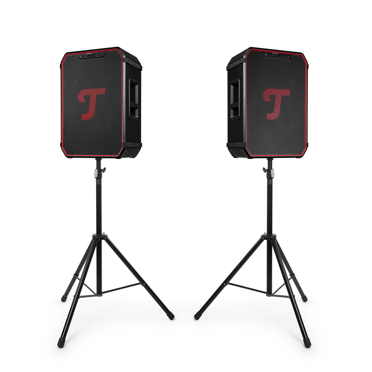 ROCKSTER NEO Stereo-Set + K&M Boxenstativ