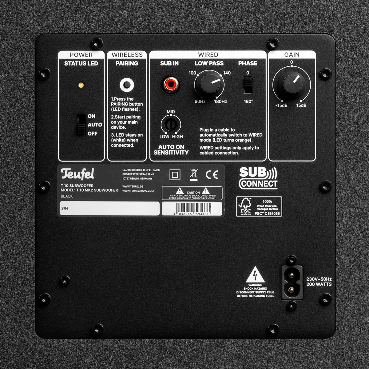 T 10 Mk2 Subwoofer