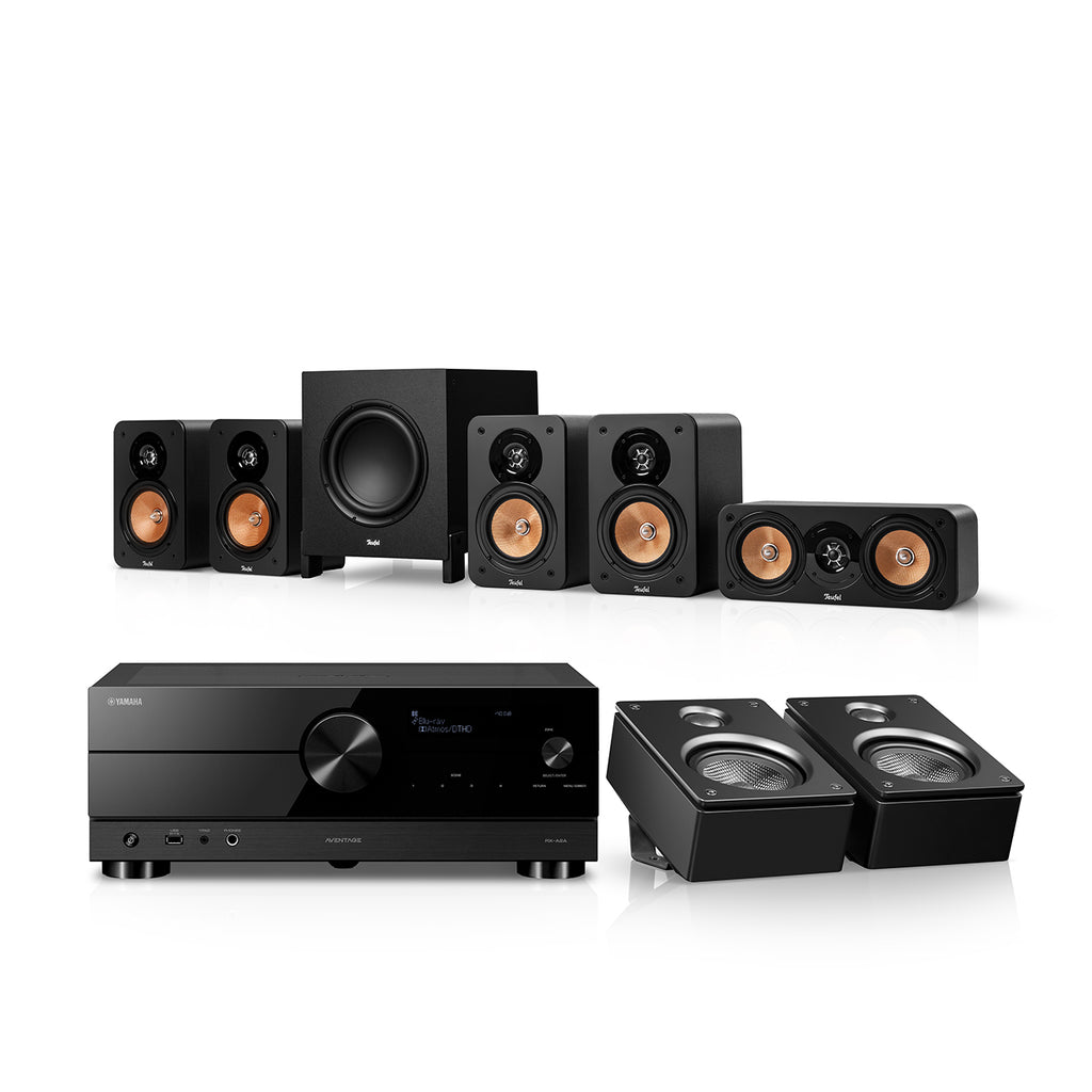 ULTIMA 20 Surround + Yamaha RX-A2A für Dolby Atmos "5.1.2"