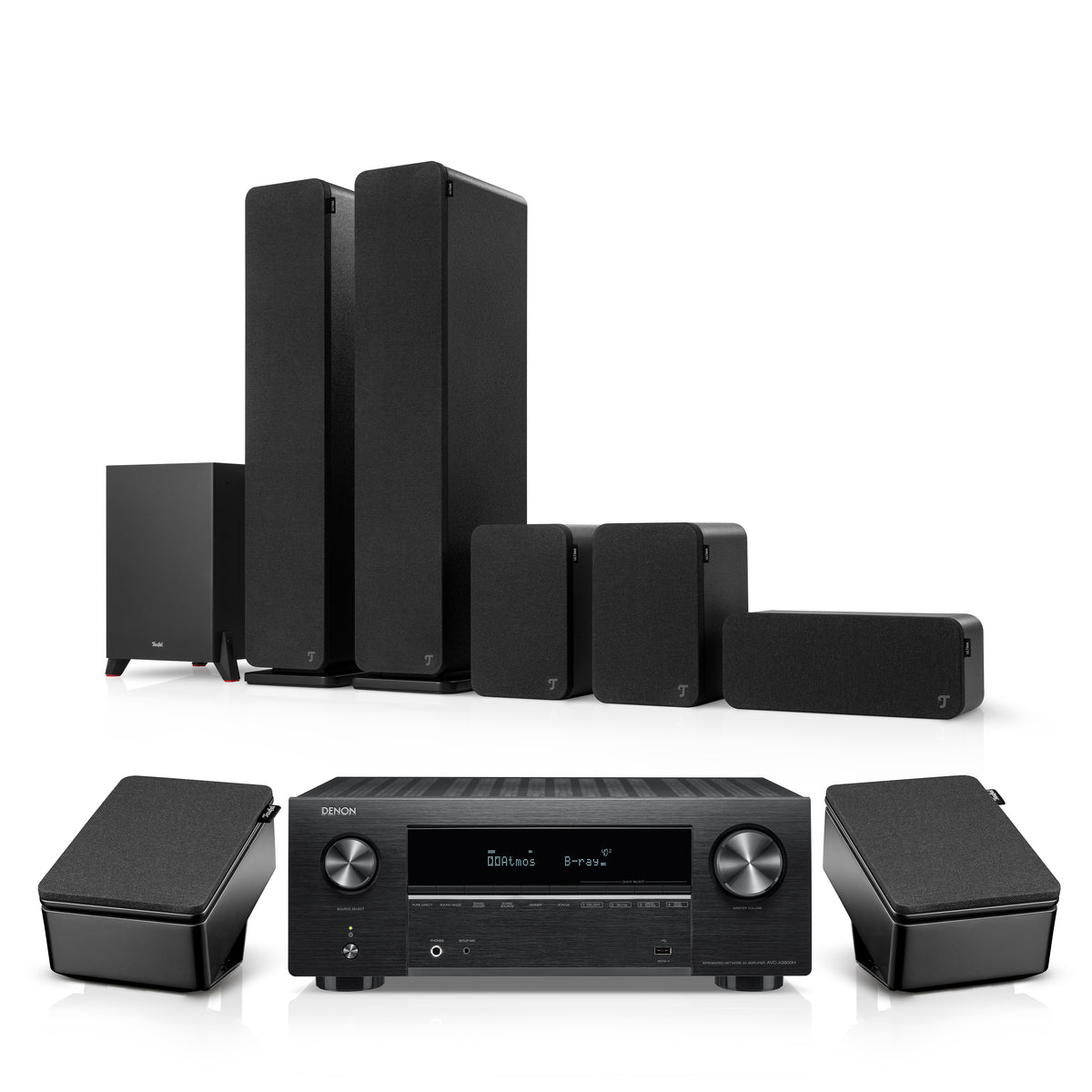 ULTIMA 40 Surround + DENON X3800H für Dolby Atmos