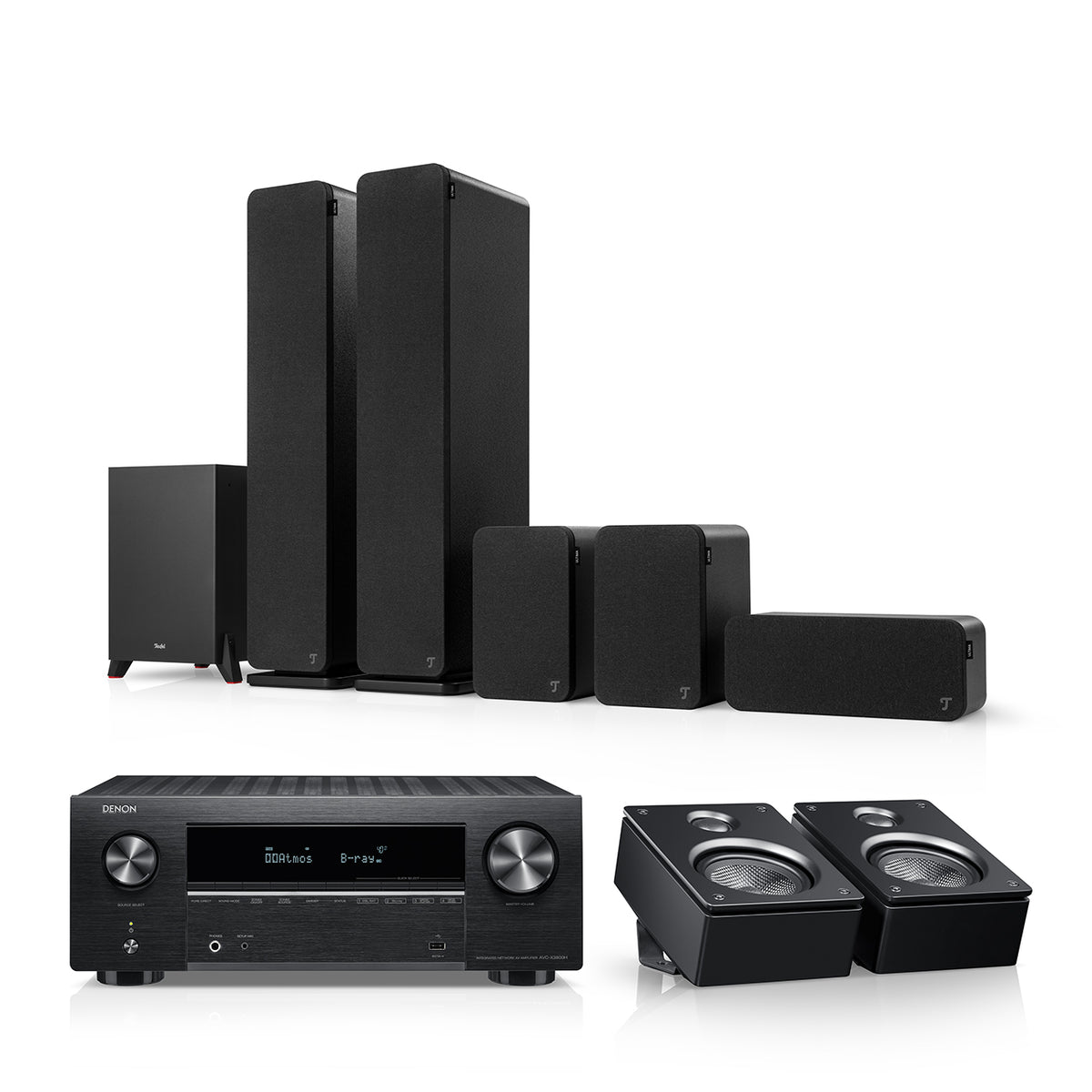 ULTIMA 40 Surround + DENON X3800H für Dolby Atmos