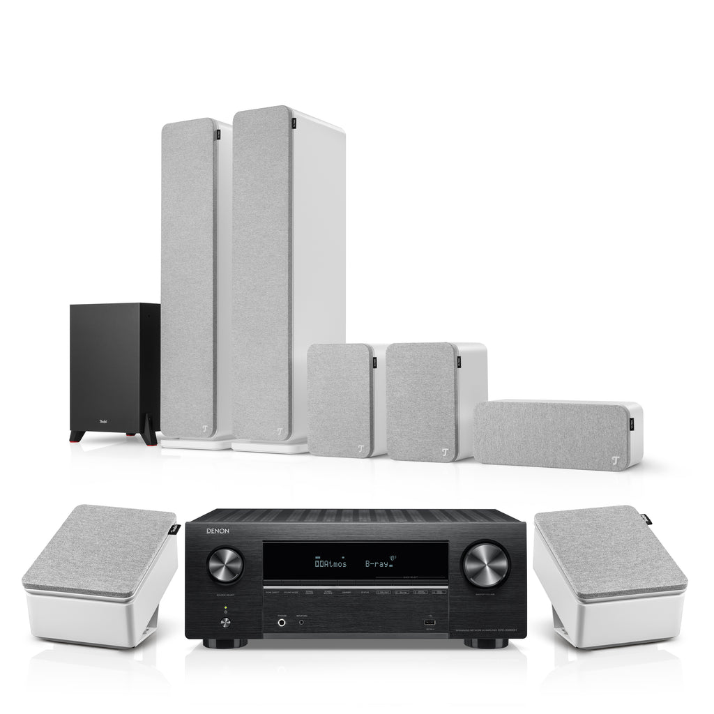 ULTIMA 40 Surround + DENON X3800H für Dolby Atmos