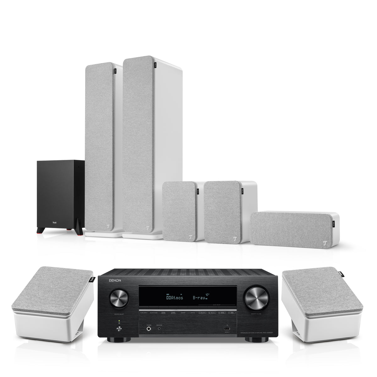 ULTIMA 40 Surround + DENON X3800H für Dolby Atmos