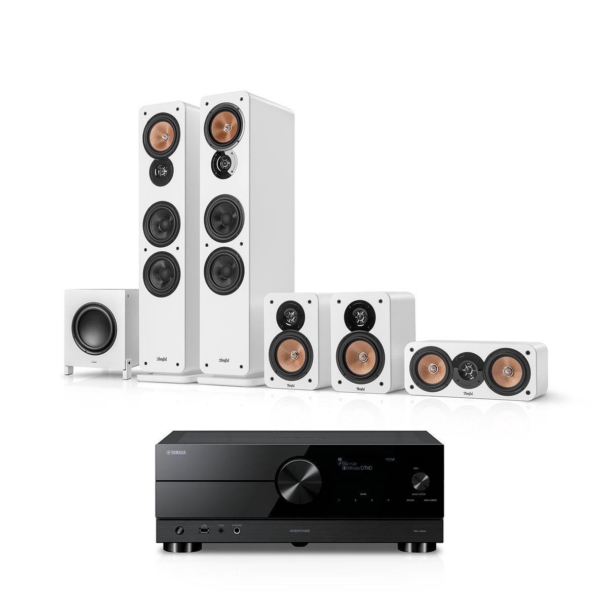 ULTIMA 40 Surround + Yamaha RX-A2A "5.1-Set"